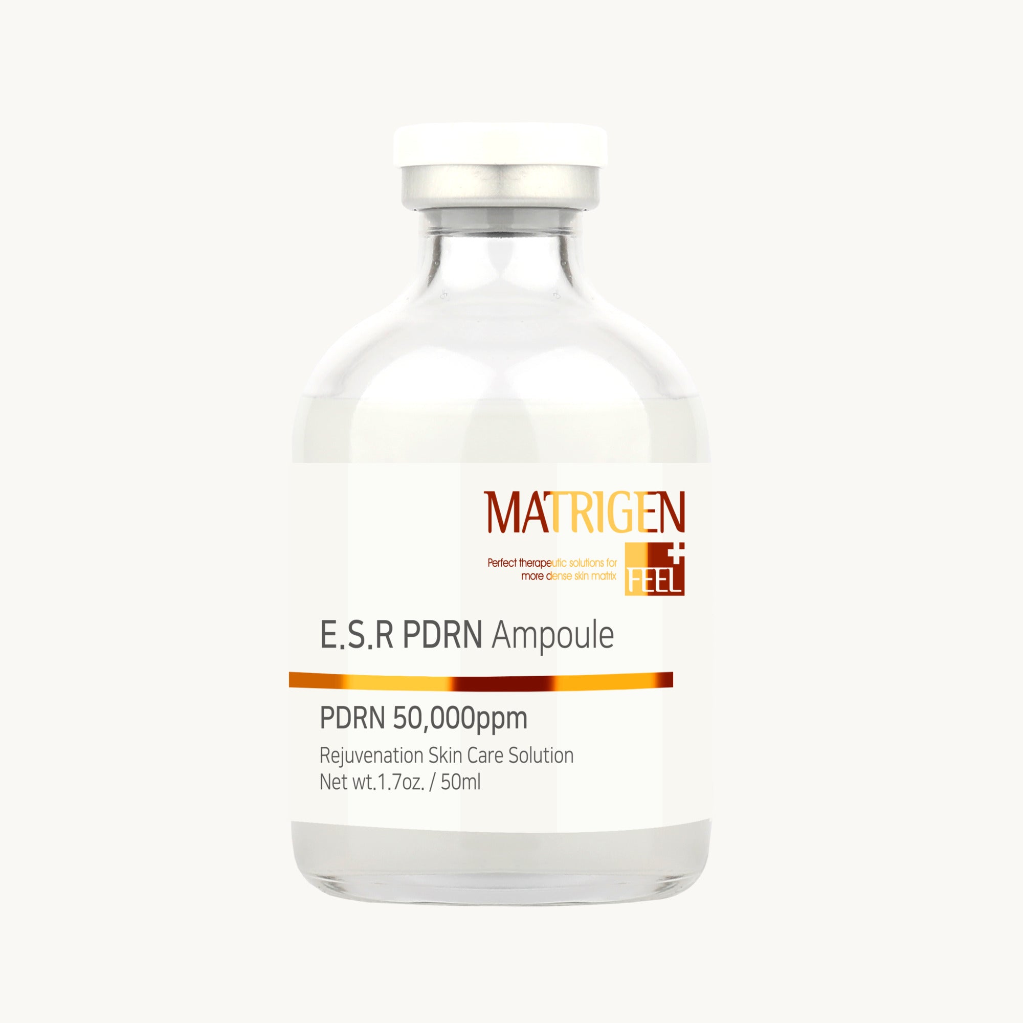 PDRN Ampoule with 5% PDRN concentrate (Sodium DNA 500ppm) and hyaluronic acid complex for skin regeneration